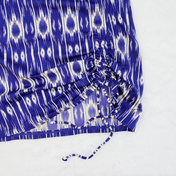 🚫SOLD🚫 Athleta Blue Ikat Rashguard 2 Pc Swim Set - Picture 3 of 8